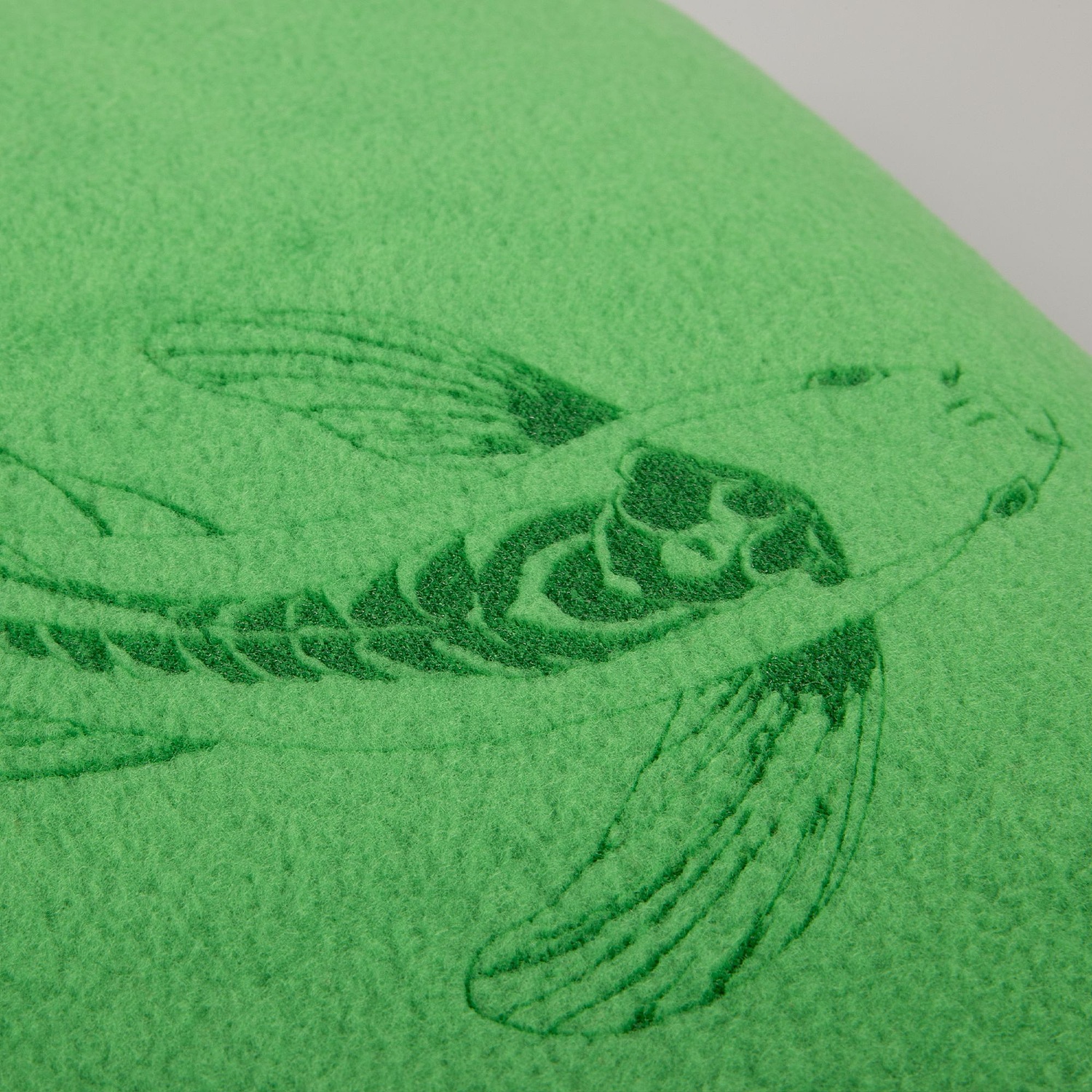 Дорожный плед-подушка Pathway 2, зеленый с логотипом