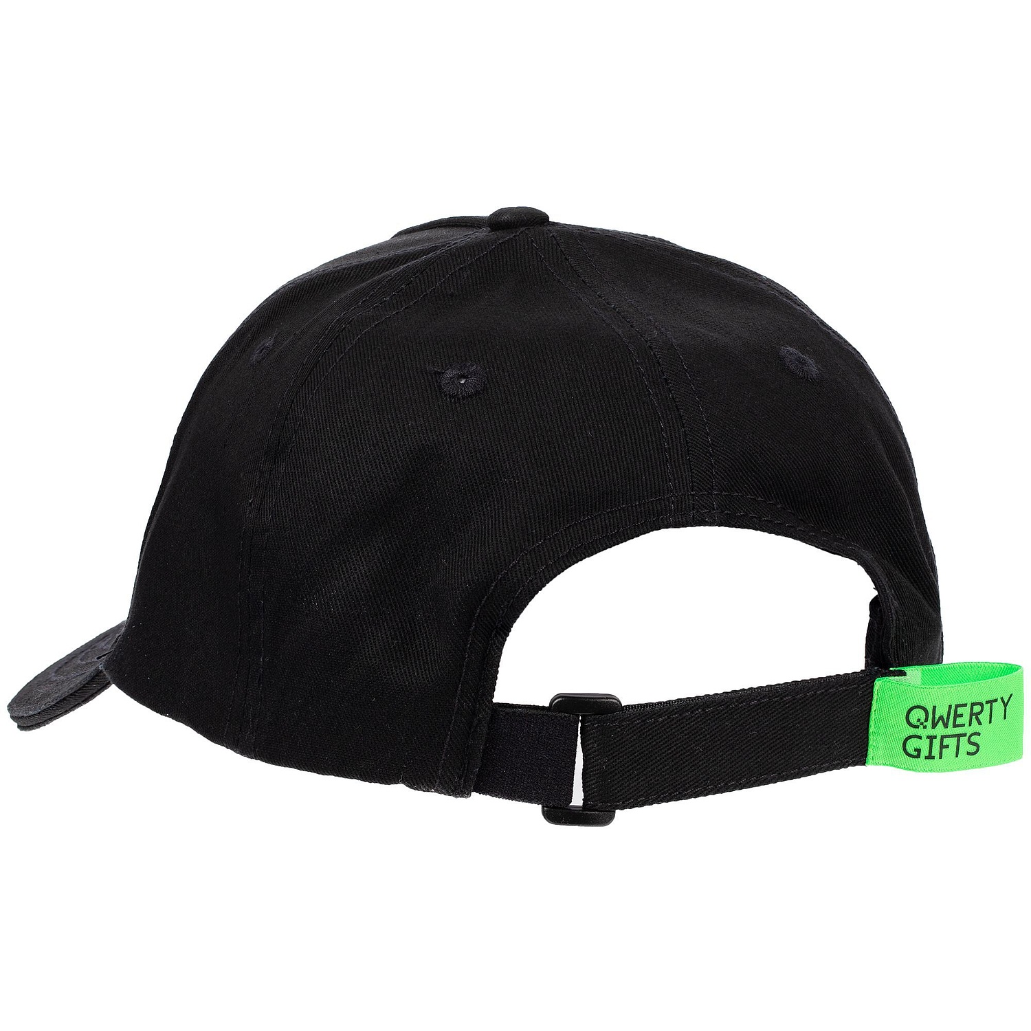 Лейбл тканевый Epsilon, S, зеленый неон с логотипом