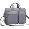 Сумка для ноутбука L266, темно-серая с логотипом