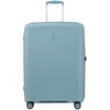Чемодан Forza M, голубой с логотипом