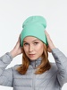 Шапка Urban Flow, зеленая (мятная) с логотипом
