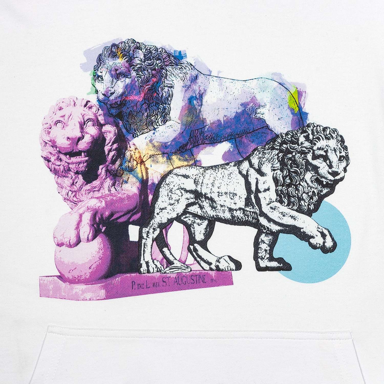 Толстовка с капюшоном Unit Kirenga, белая с логотипом