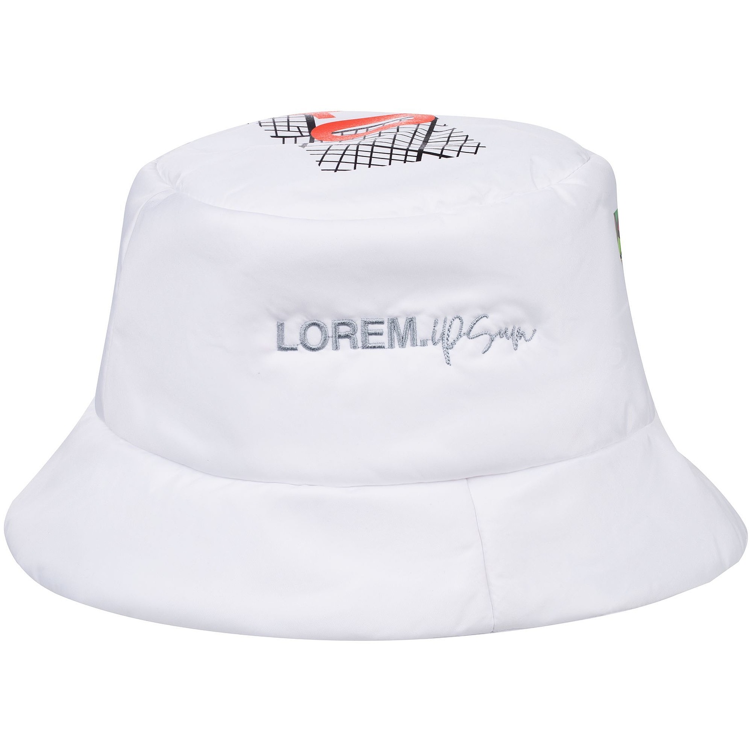 Панама утепленная Shelter, белая с логотипом