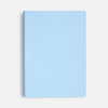 Ежедневник Flex Shall New, недатированный, голубой с логотипом