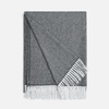 Плед «Гирвас», серый с логотипом