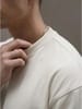 Футболка Oversize Premium 210, молочно-белая с логотипом