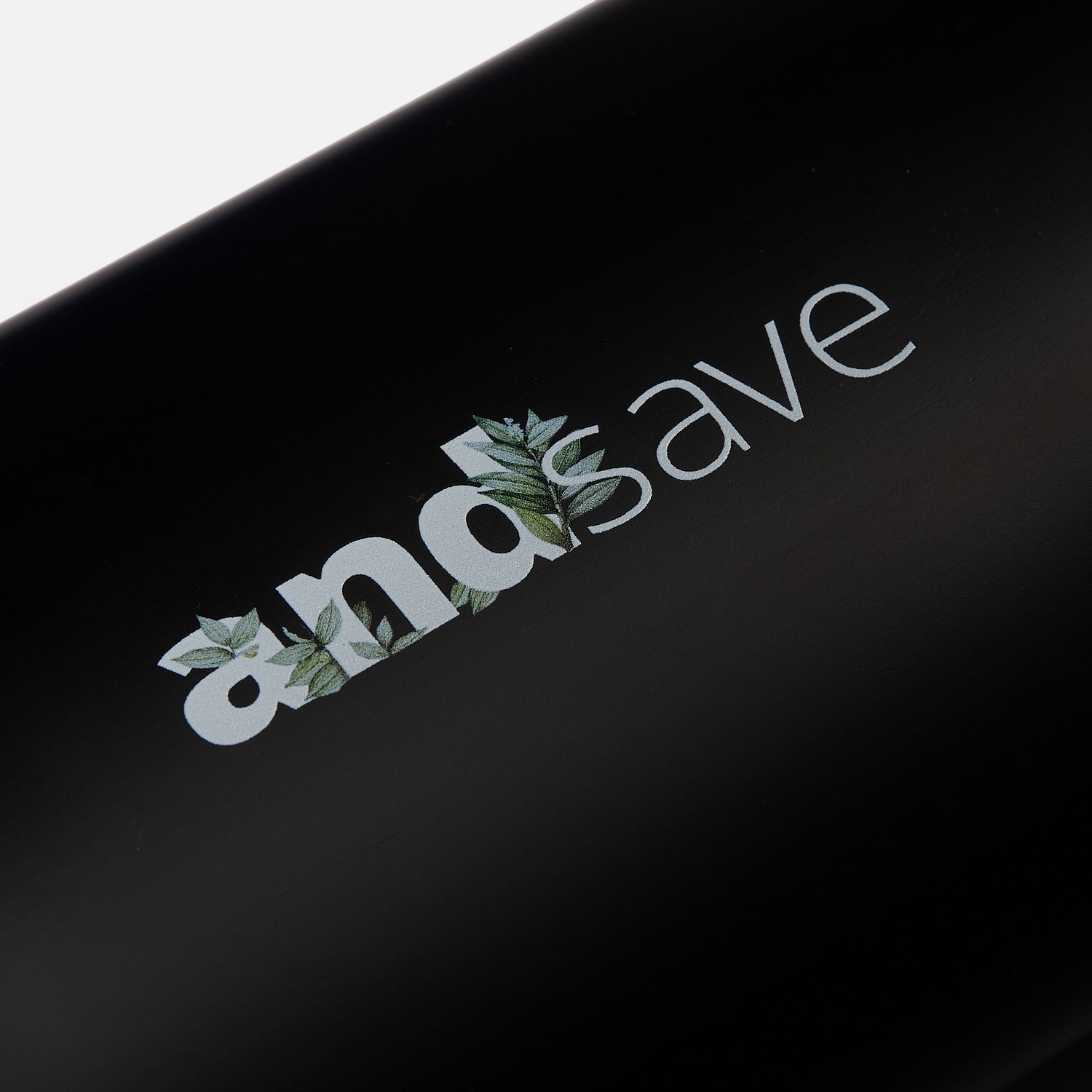 Походная фляжка Tula, черная с логотипом