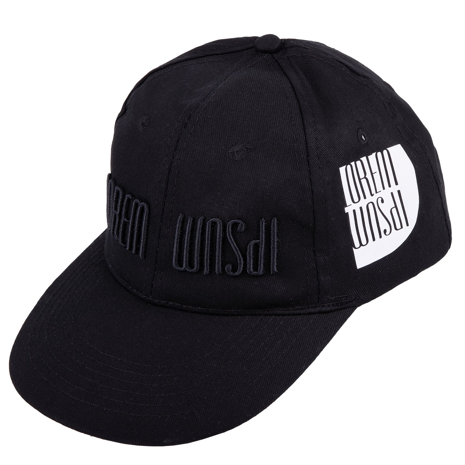 Бейсболка Apollo, черная с логотипом