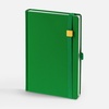Ежедневник Favor Gold, недатированный, ярко-зеленый с логотипом