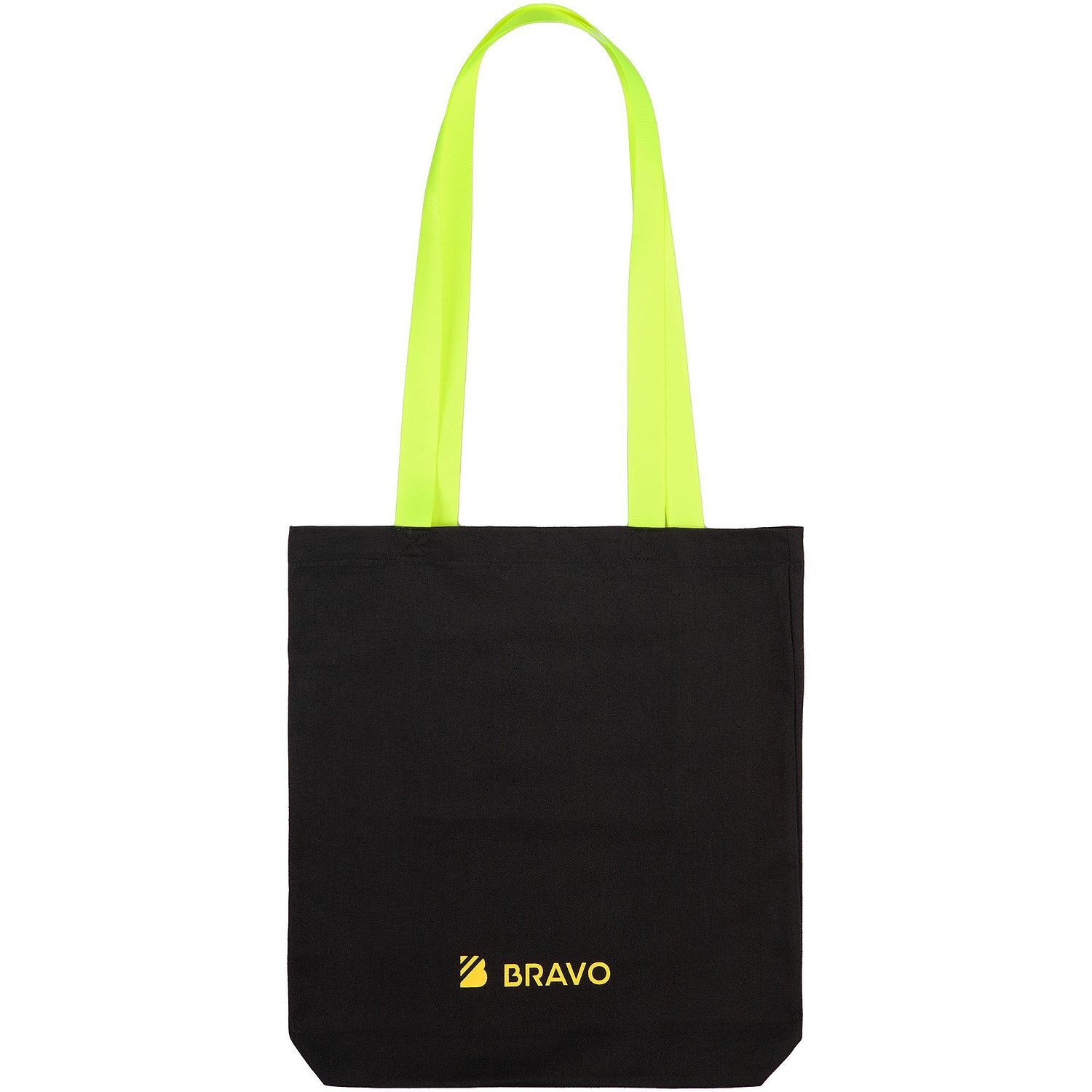 Стропа текстильная Fune 25 M, желтый неон, 80 см с логотипом