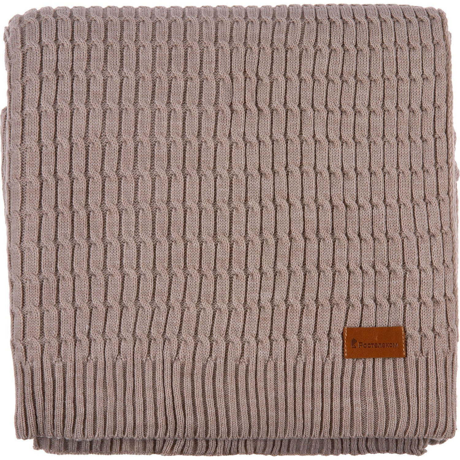 Плед Slumberland, бежевый меланж