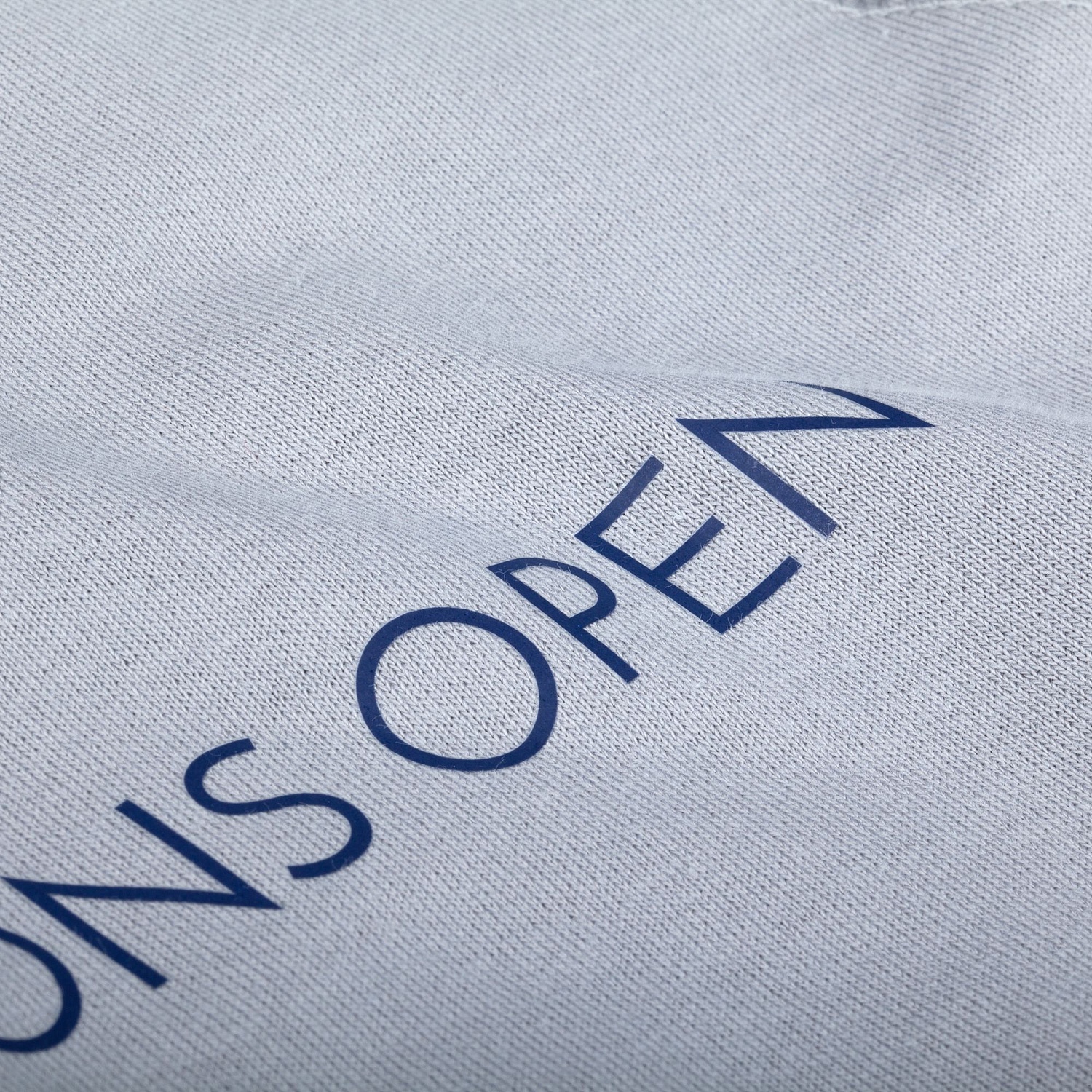 Свитшот оверсайз унисекс Vozduh, светло-серый с логотипом