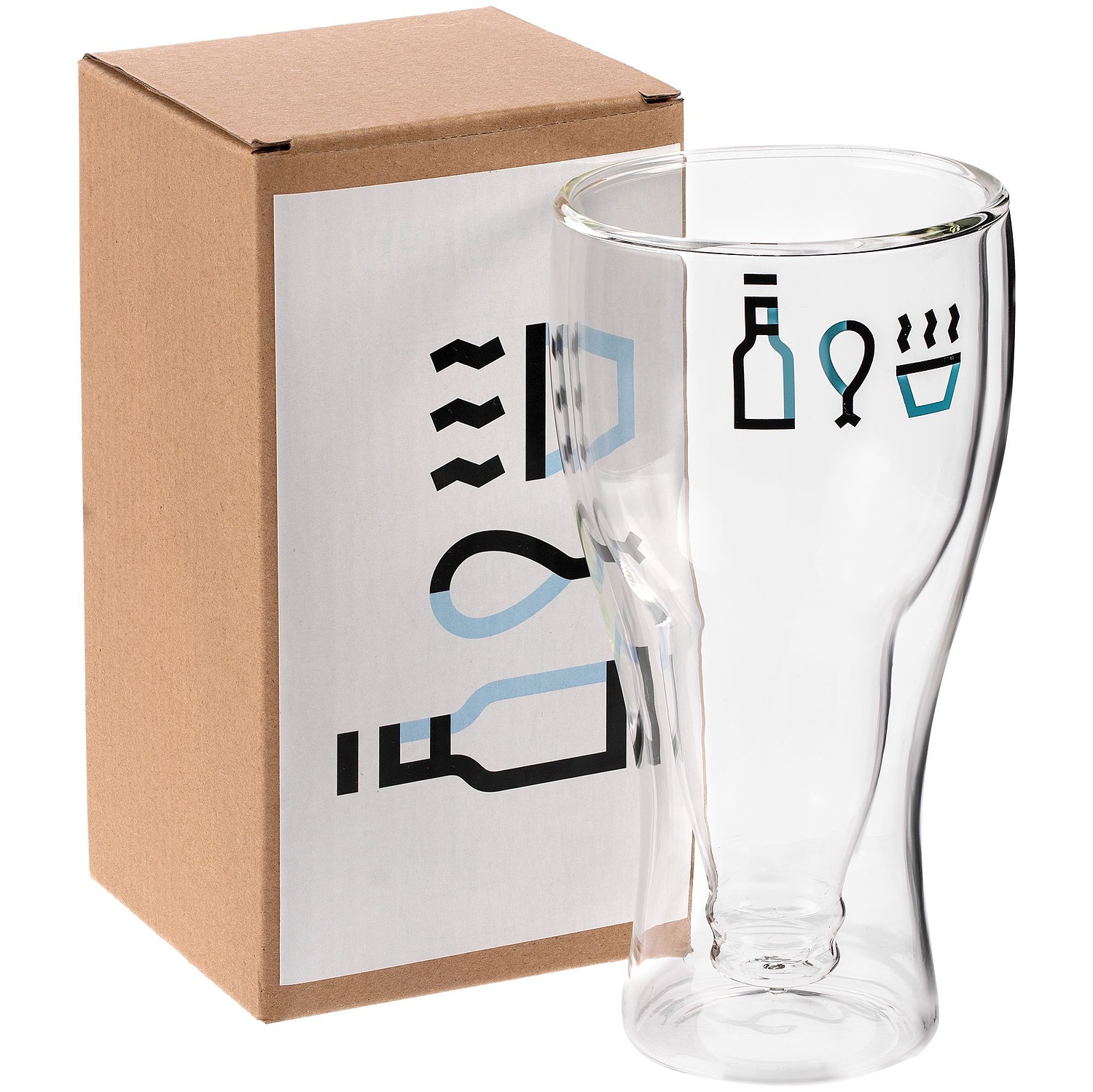 Бокал для пива с двойными стенками Wunderbar с логотипом