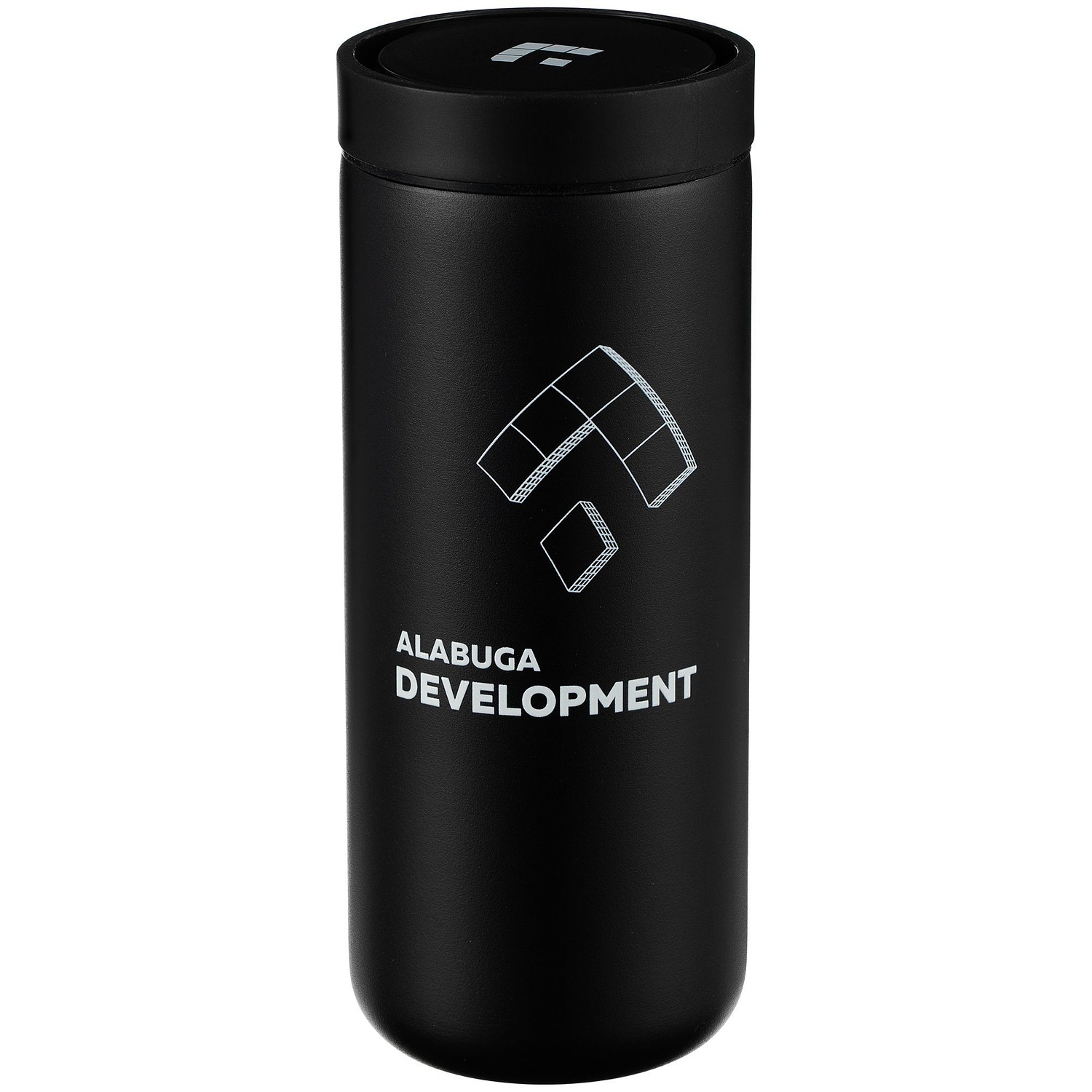 Термостакан Waterford, черный с логотипом