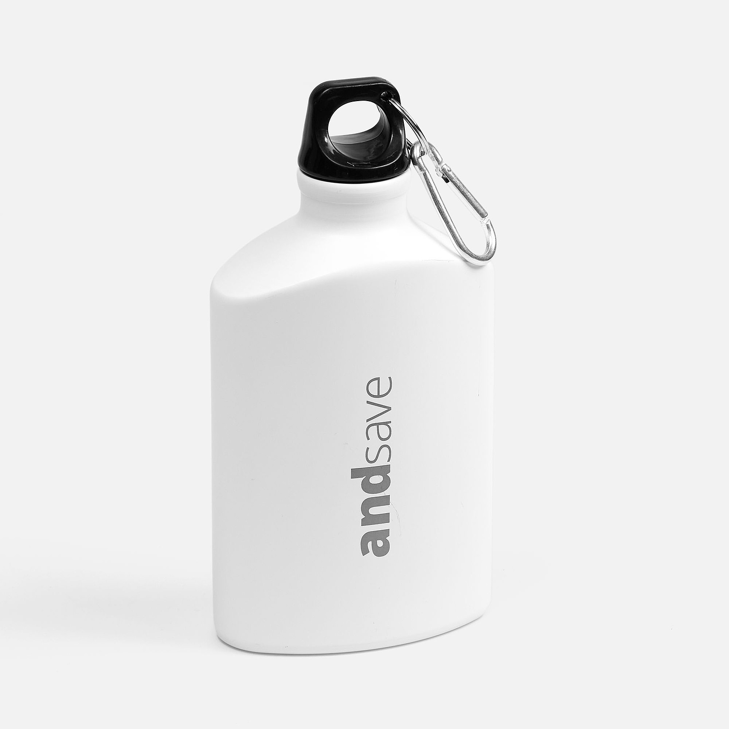 Походная фляжка Tula, белая с логотипом