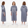 Дождевик R2, серый с логотипом