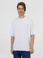 Футболка из бифлекса Morfiss, белая с логотипом