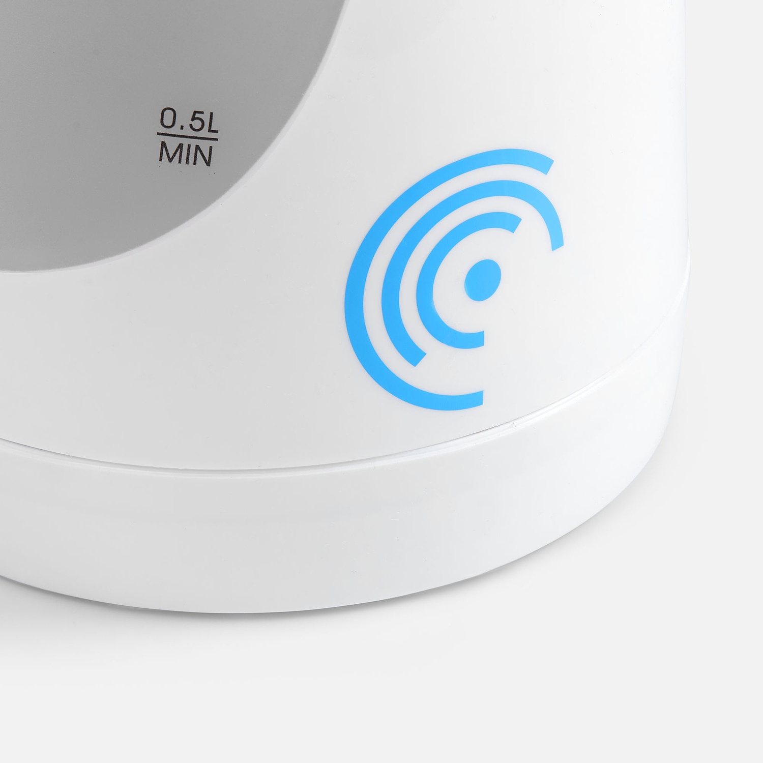 Электрический чайник TwinCups, белый с логотипом