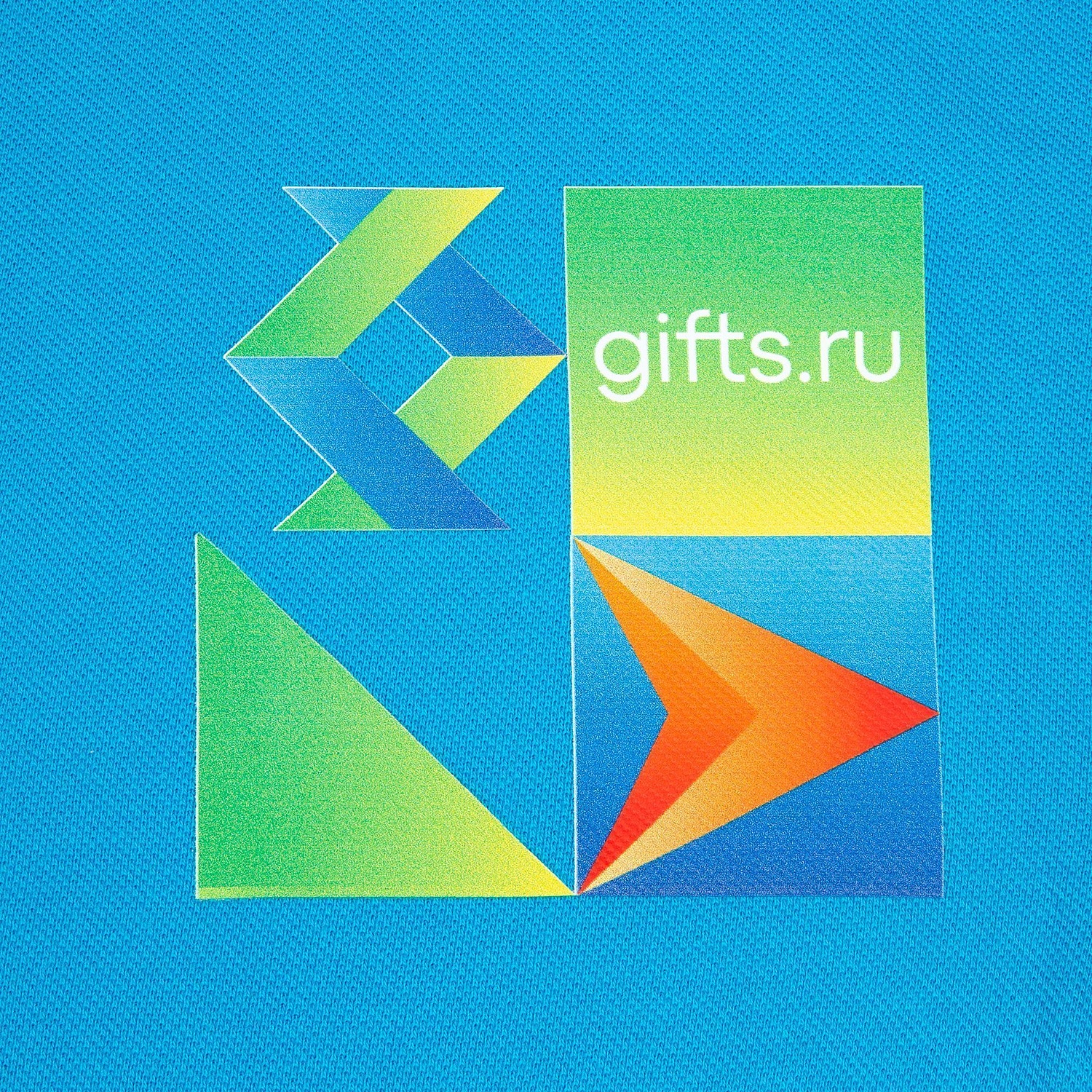 Рубашка поло Safran бирюзовая с логотипом