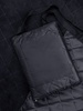 Плед для пикника Soft & Dry 2, черный с логотипом