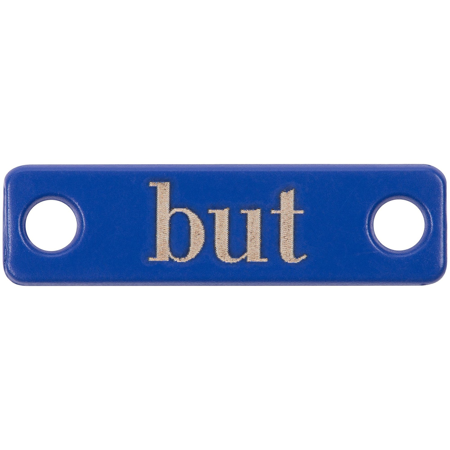 Шильдик металлический Alfa Liten, синий с логотипом