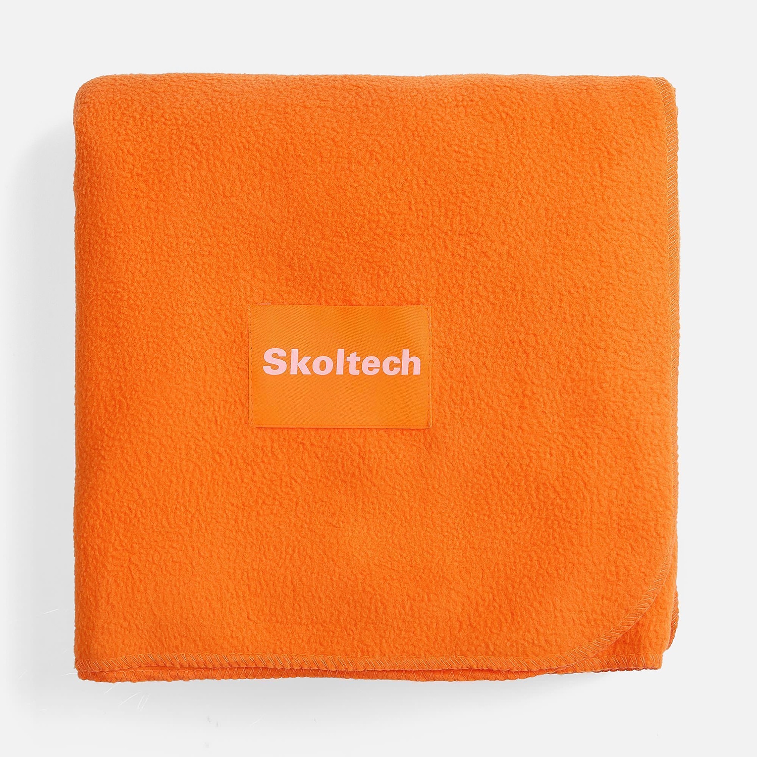 Лейбл тканевый Epsilon, XL, оранжевый неон с логотипом