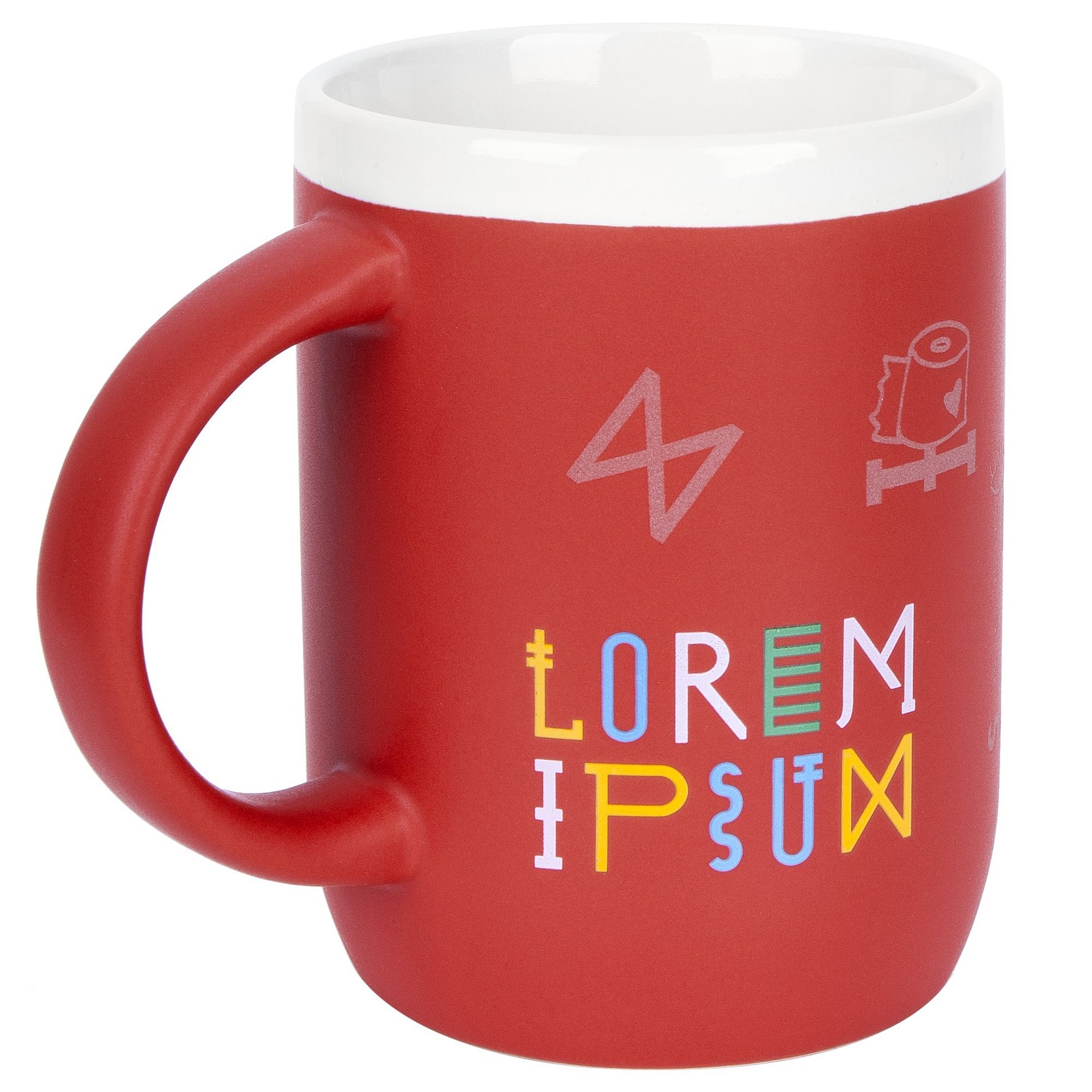 Кружка Borde, красная с логотипом