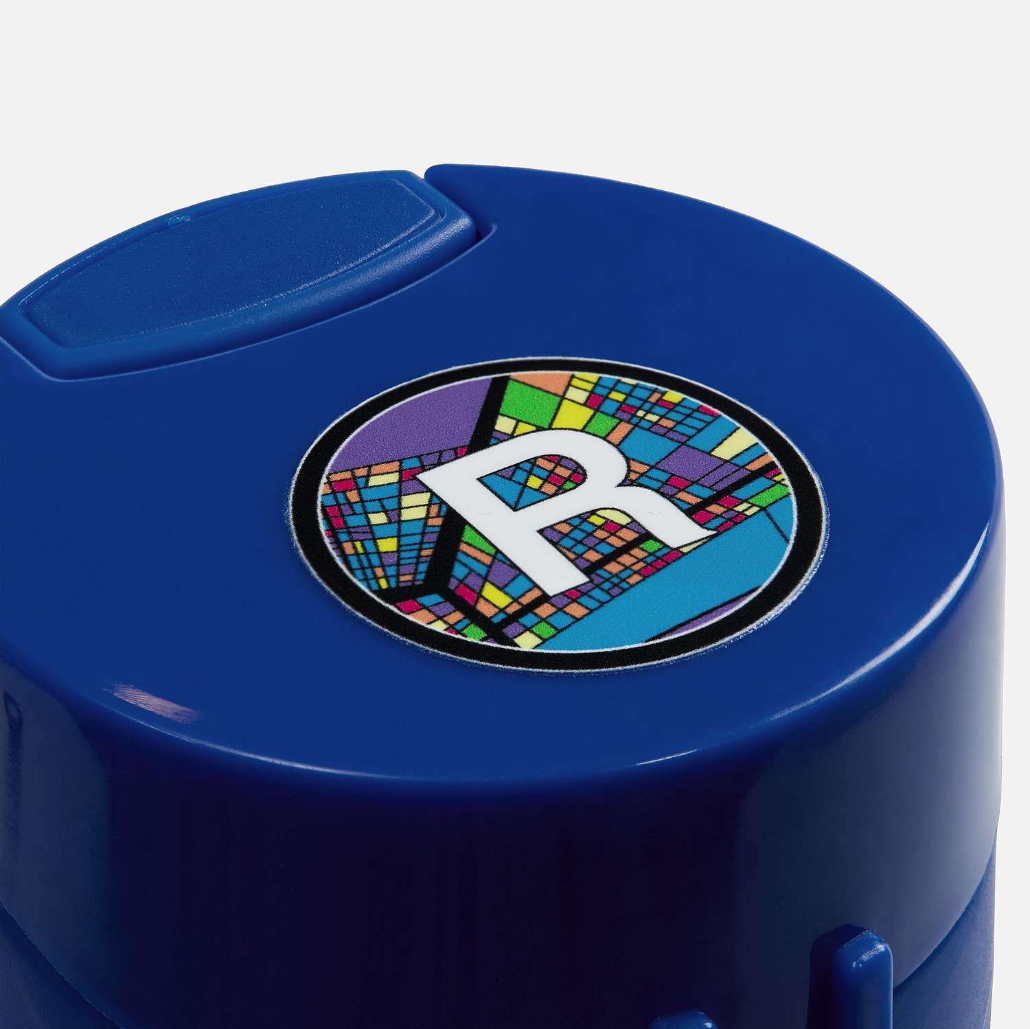 Бутылка для воды Riverside, синяя с логотипом