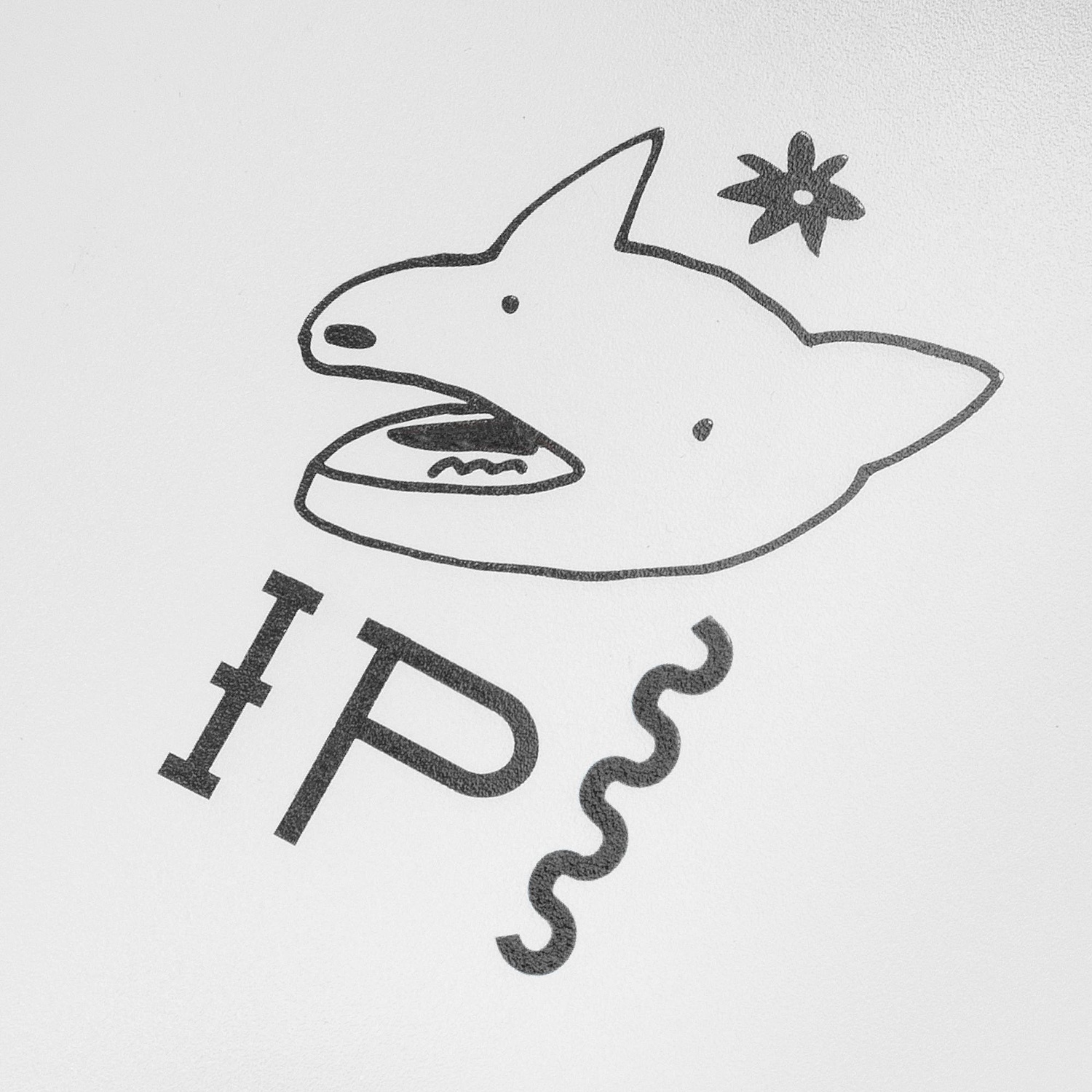 Спортивный шейкер OneTwo Drink, черный с логотипом