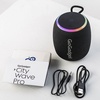 Водонепроницаемая колонка с подсветкой CityWave Pro, черная с логотипом