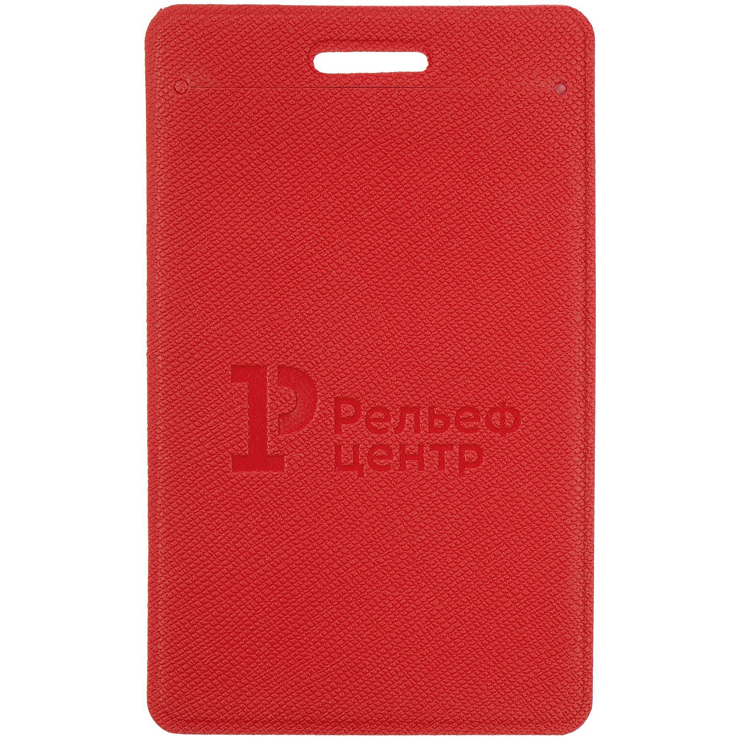 Чехол для пропуска Devon, красный с логотипом