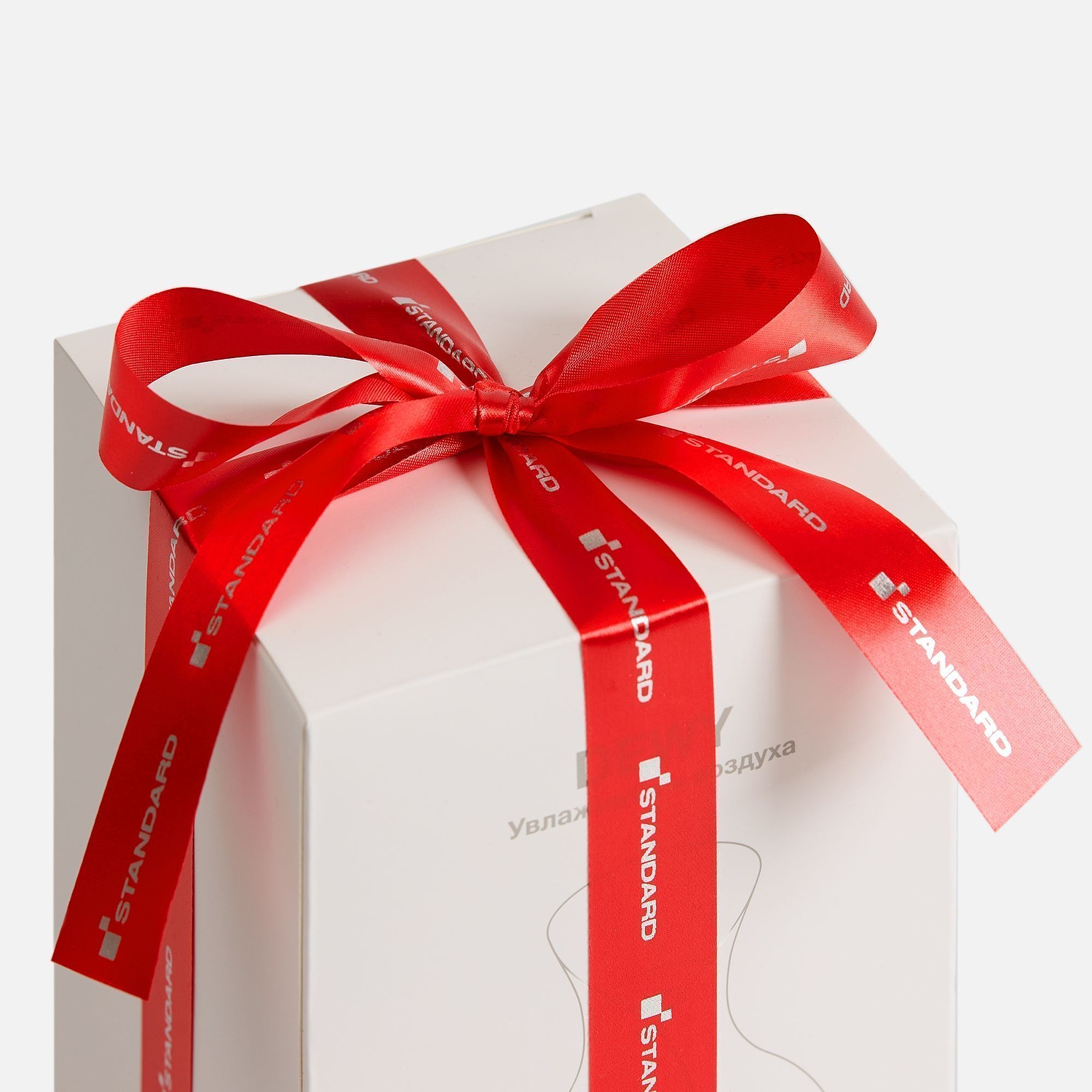 Лента сатиновая Satin 20 XL, красная, 180 см с логотипом