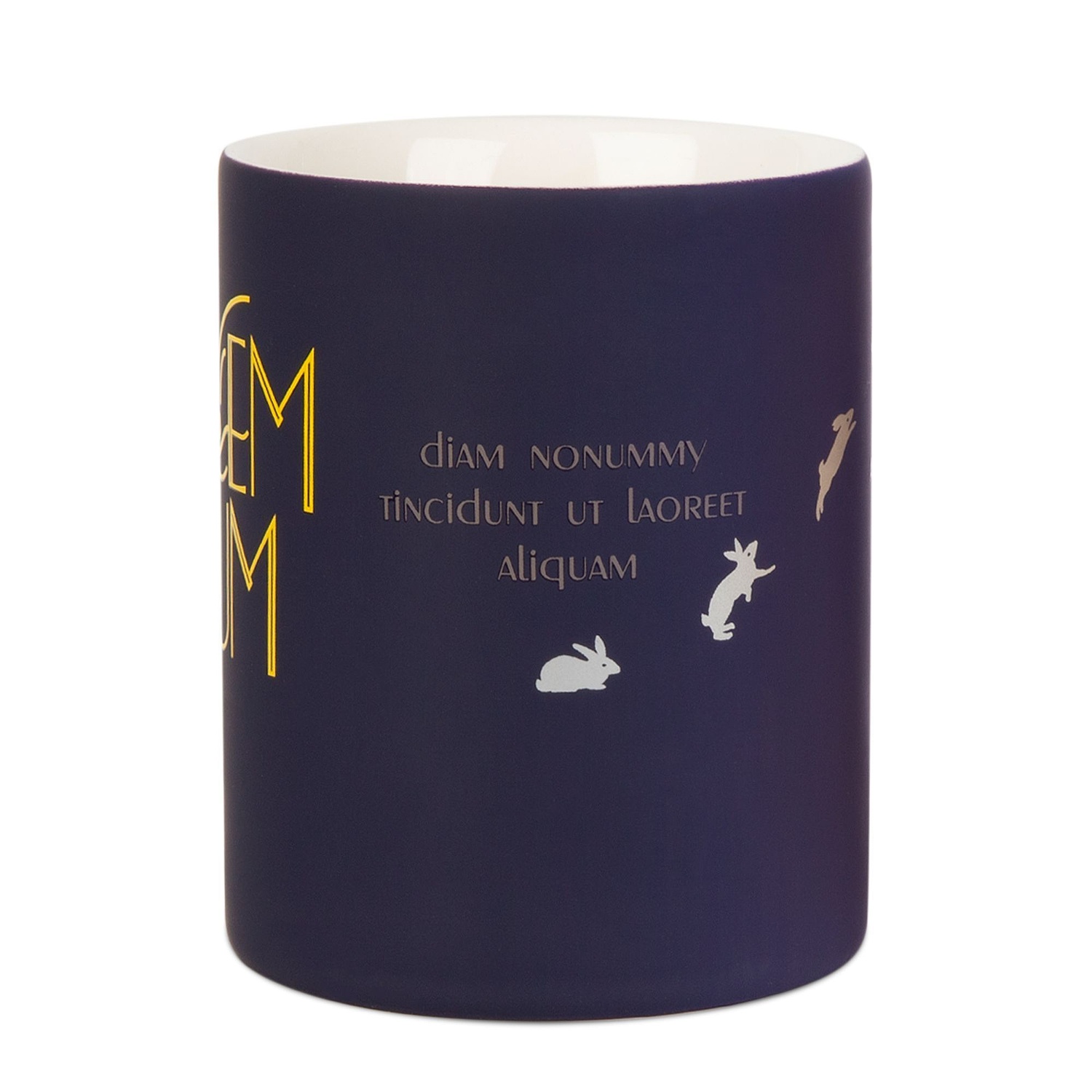 Кружка Promo Soft с покрытием софт-тач, темно-синяя с логотипом