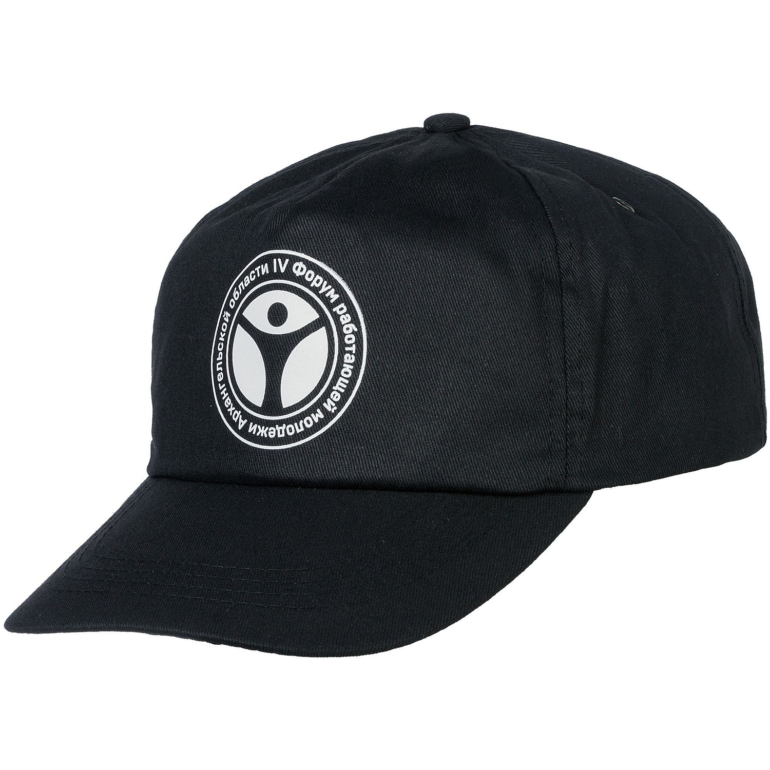 Бейсболка Promo, черная с логотипом