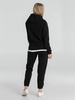 Толстовка с капюшоном унисекс Hoodie, черная с логотипом