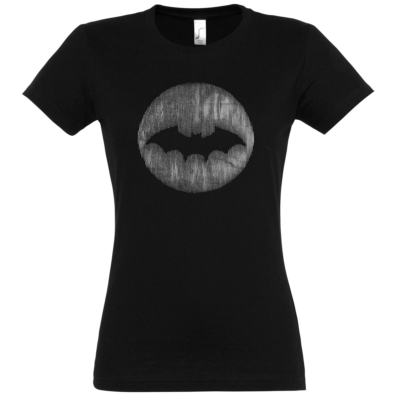 Футболка женская Imperial Fit Women, черная с логотипом