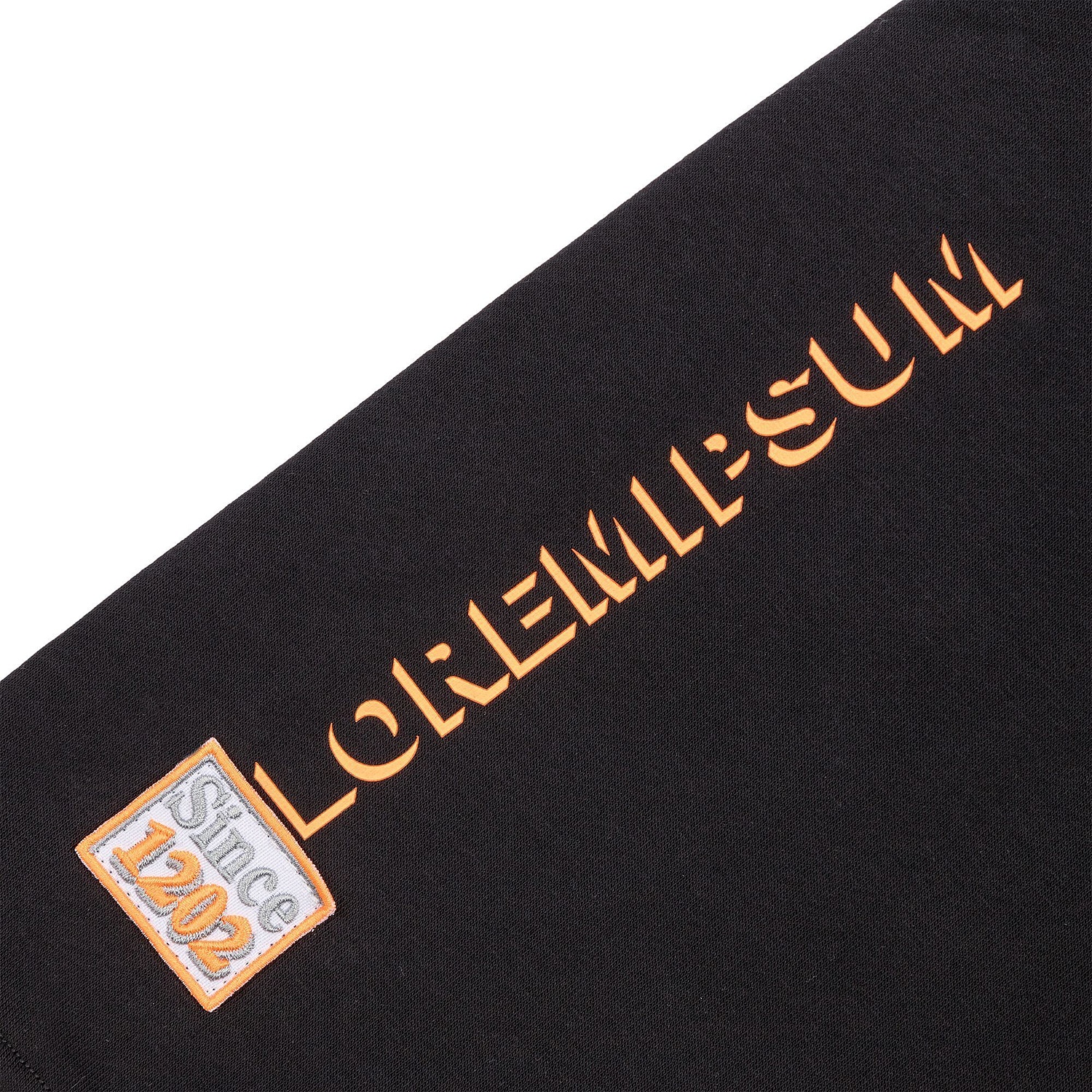 Шорты Terry, черные с логотипом