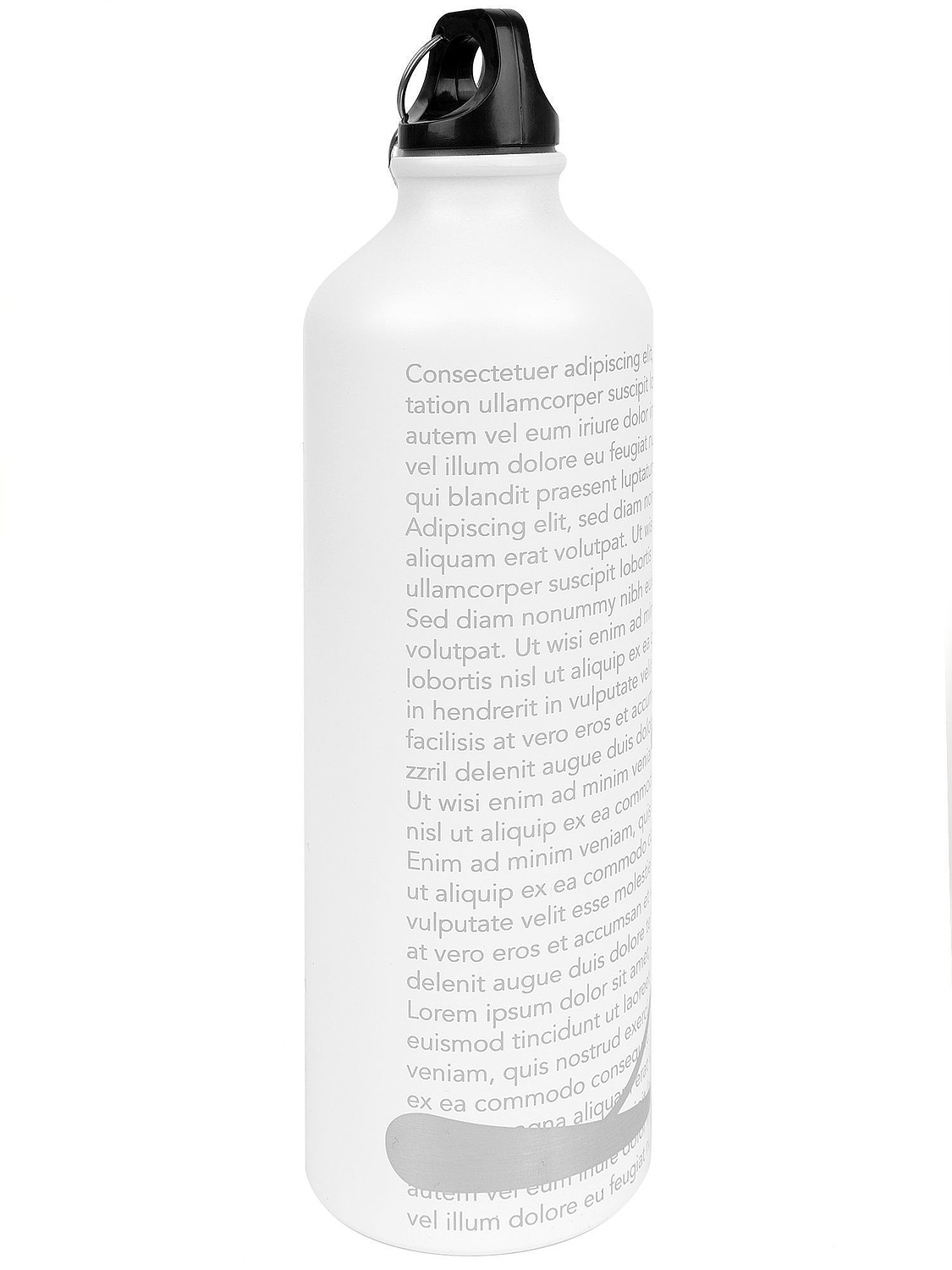 Бутылка для воды Funrun 750, белая с логотипом