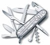 Офицерский нож Huntsman 91, прозрачный серебристый с логотипом