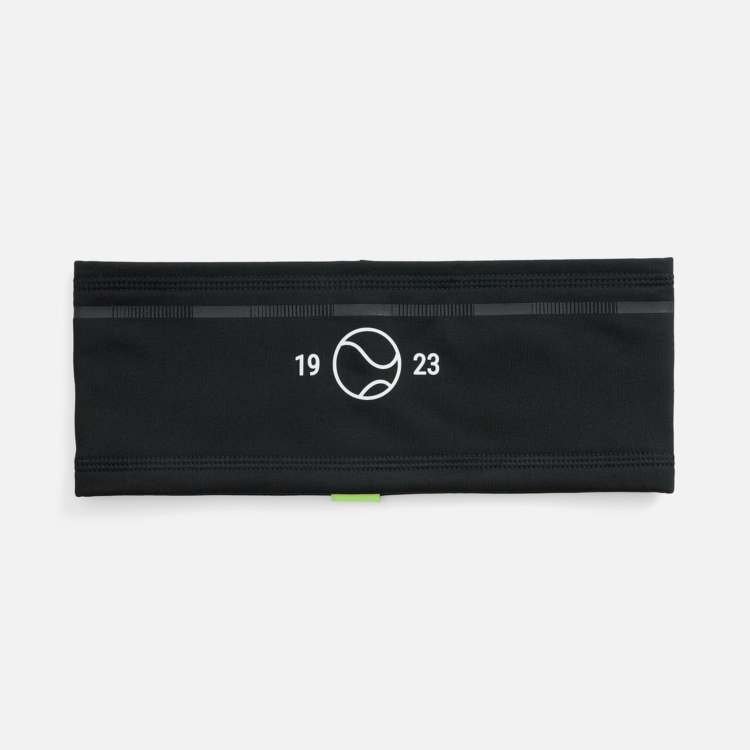 Спортивная повязка утепленная Jogge, черная с логотипом