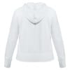 Толстовка женская Hooded Full Zip белая с логотипом