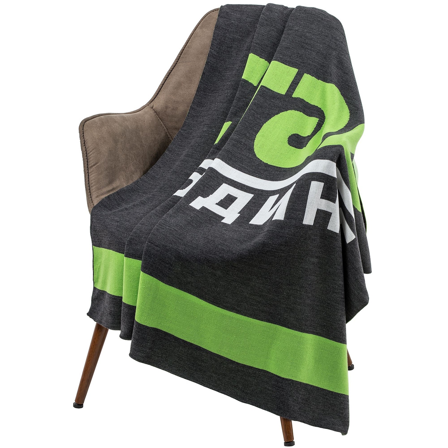 Плед на заказ Tricksy Net, 3 цвета, М, акрил с логотипом