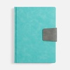 Ежедневник Grande Strap на заказ, датированный, бирюзовый с логотипом