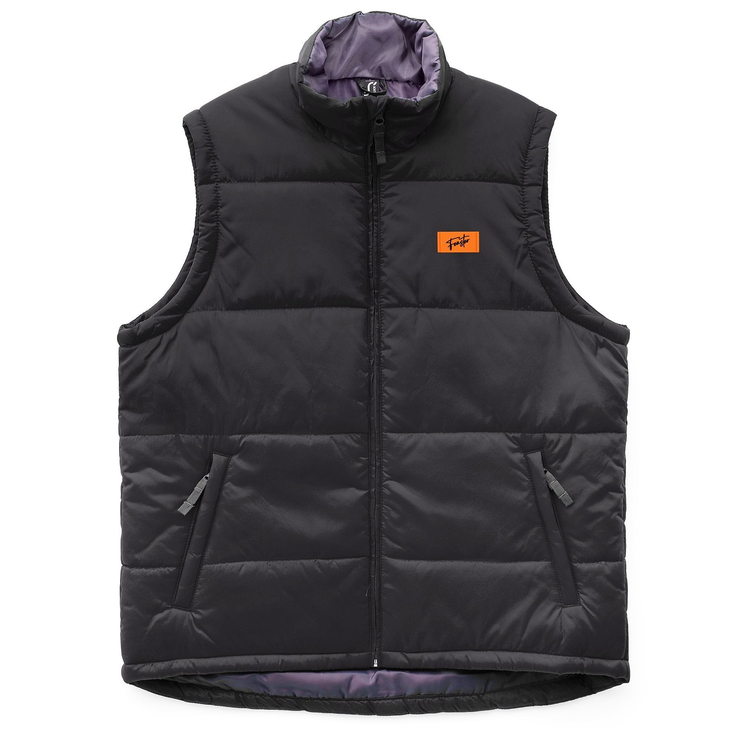 Жилет Warm черный с логотипом