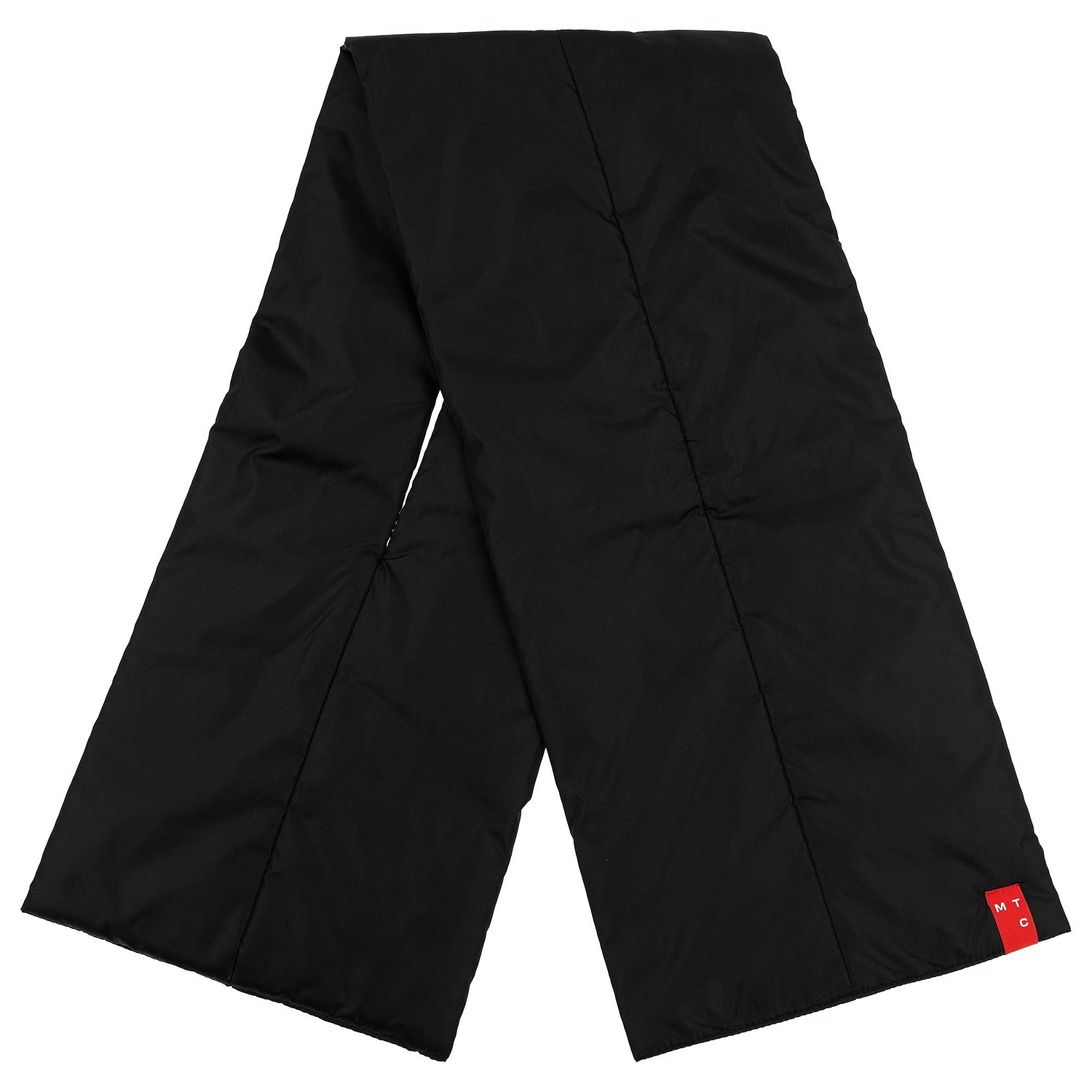 Шарф Shelter, черный с логотипом