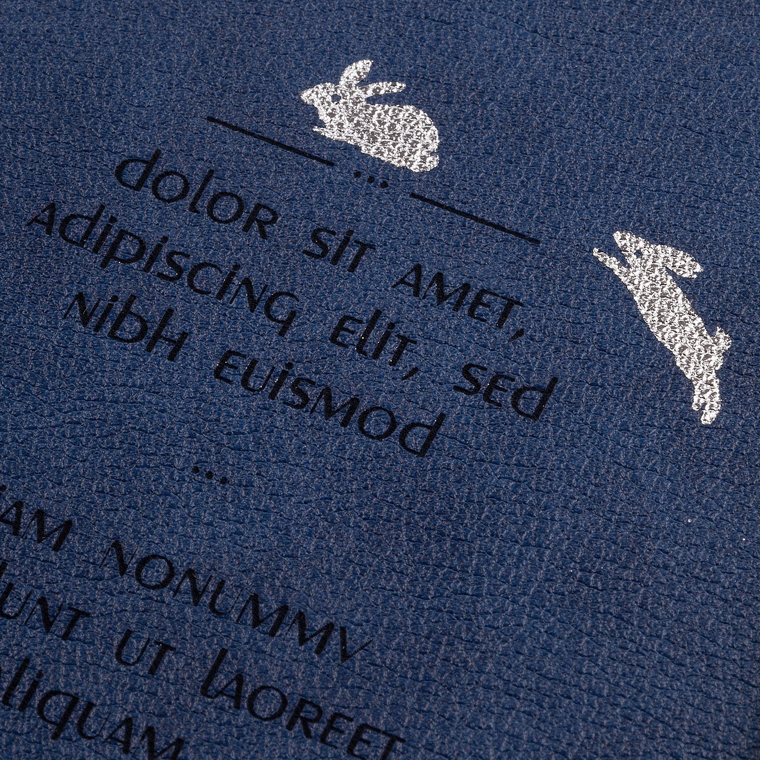 Ежедневник Petrus Flap, недатированный, синий с логотипом