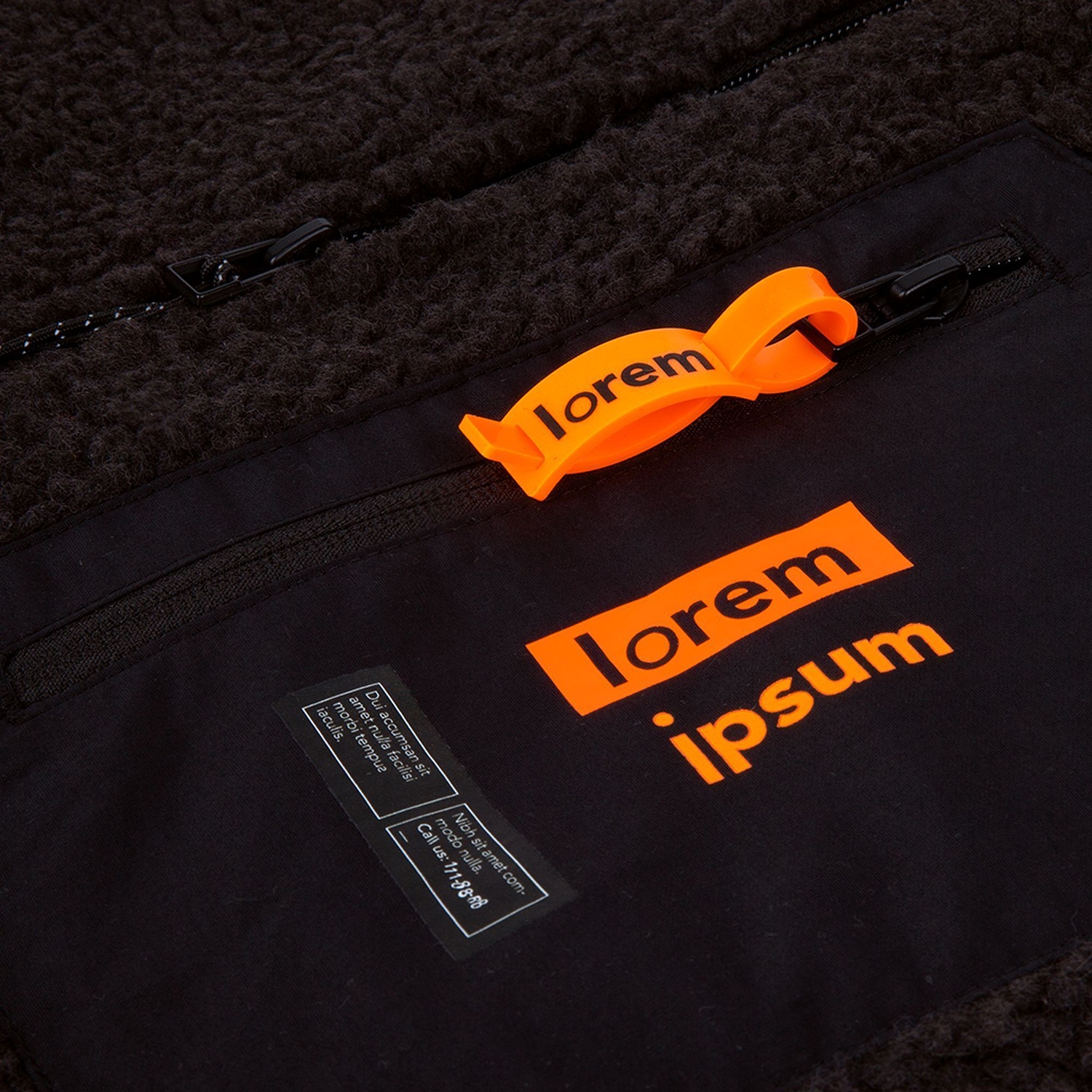 Жилет унисекс Fury BW, хаки с логотипом