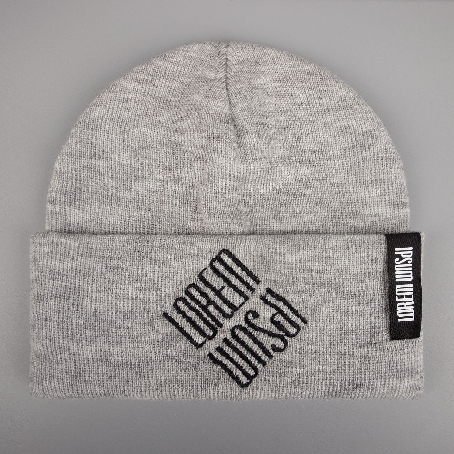 Шапка Urban Flow, светло-серый меланж