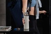 Бутылка для воды Sleeve Ace, серая с логотипом