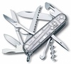 Офицерский нож Huntsman 91, прозрачный серебристый с логотипом